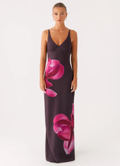 Griselda Maxi Dress - Dark Chocolate
